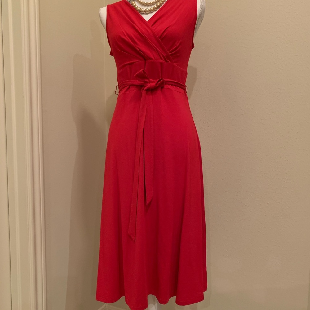 Talbots Red Dress New With Tag NWT Size S